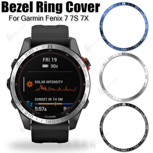 Bumper Adhesive Case For fenix 7 Accessories Metal Bezel For Garmin Fenix 7X 7S Protection Ring Metal Case Frame Protector Shell