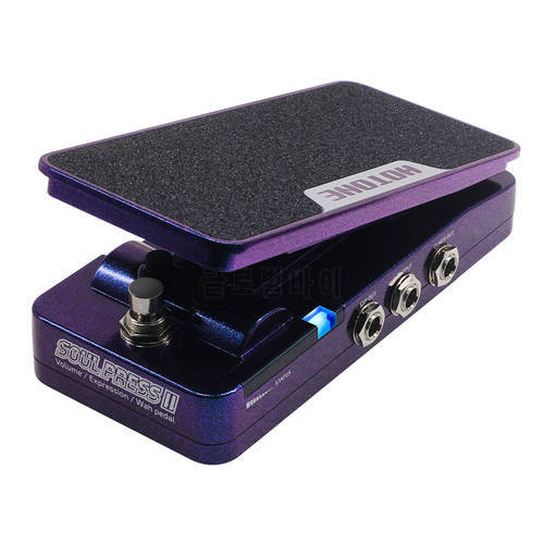 Hotone Soul Press II 4 in 1 Switchable Wah Active Volume Passive Expression Effects Pedal with Visible Pedal Position Indicators