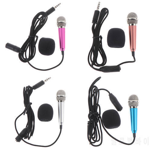 Handheld Mini microphone Portable Mini 3.5mm Stereo Mic Audio Microphone For The Mobile Phone Accessories