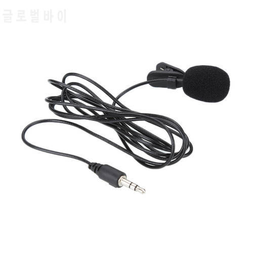 Clip-on Lapel Lavalier Microphone 3.5mm Jack For IPhone For PC Laptop Lound Speaker Tie Clip Microphone Speaking Singing Record