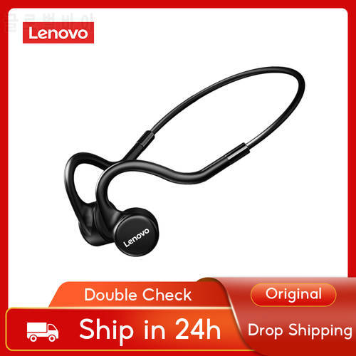 Dropshipping Lenovo X5 Bone conduction Headphone Sport Running Swimming Waterproof Bluetooth Headset Wireless Earphone With Mic