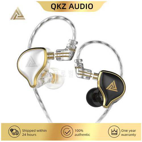 QKZ ZXD Wired Earphone Ergonomic Wired Earbuds High Clearly Wired Headphone TPE Line Control In-ear Earbuds for Sport