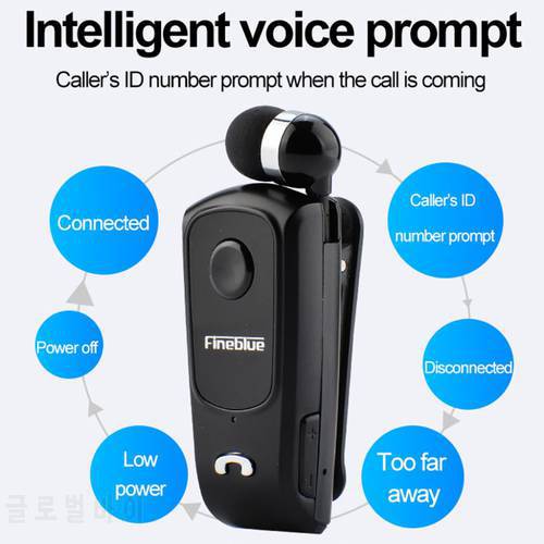 Fineblue F920 Bluetooth-compatible Earphone Lotus with Wire Wireless Clip on Headset Earphones Handsfree Earbuds for phone F990