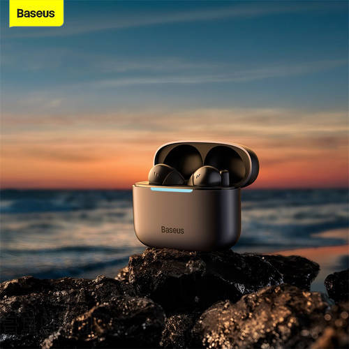 Baseus E9 TWS Bluetooth 5.3 Earphones ENC Wireless headphones Dual Stereo Noise Reduction Bass Touch Control Long Standby