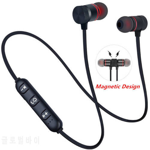 5.0 sports Bluetooth headset, wireless headset with neck, stereo headset, metal music headset with microphone ( all mobile phone