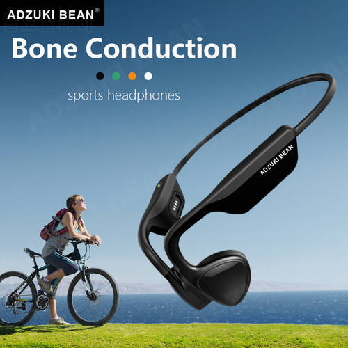 Adzuki bean Bone Conduction Earphone Sports Waterproof Bluetooth 5.0 Wireless Headphones for Smartphones HIFI Hands-free Headset