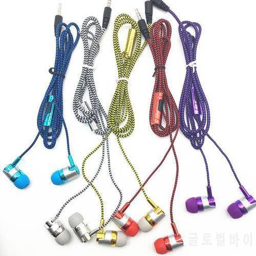 In-ear 3.5mm Sport Headsets Wired Headphones Earphone For iPhone/Samsung/MP3