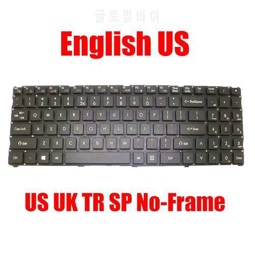 US UK TR SP Keyboard For Quanta TWD TWS AETWDU00010 AETWDE00010 AETWDA00010 AETWDP00010 English United Kingdom Turkey Spanish