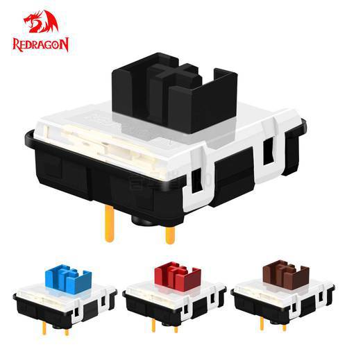 REDRAGON SMD RGB MX Low Profile 5.5 switch 3Pin Clicky Linear Tactile silent Mechanical keyboard red black blue brown Switche