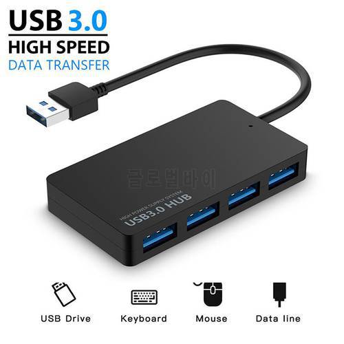 USB Hub USB 3.0 4 PORT Type C HUB High Speed Data cable Convertor adapter Support Multi Systems Plug and Play USB Adapter