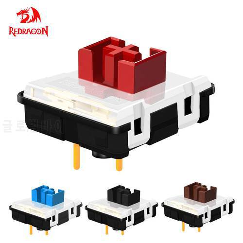 REDRAGON SMD RGB MX Low Profile 5.5 switch 3Pin Clicky Linear Tactile silent Mechanical keyboard red black blue brown Switche