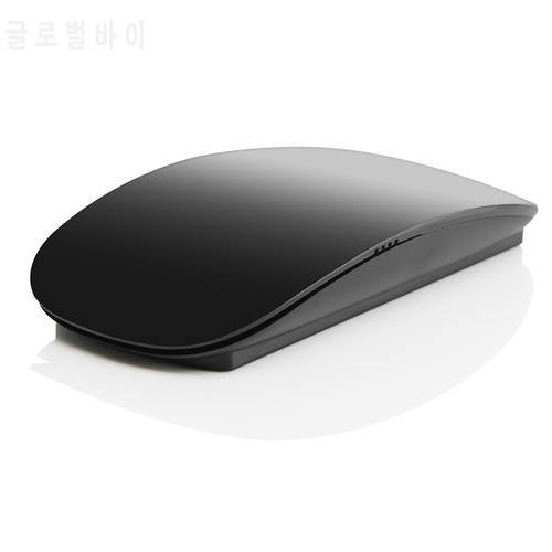 Wireless Touch Mouse 3-keys 2.4G 2xAAA Battery Powered Magic Mice for Notebook Office Silent Mice 1200DPI Ergonomic