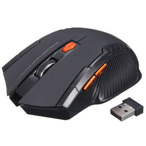 raton 2.4G Gaming Mouse red Wireless Optical Mouse Game Wireless Mice with USB Receiver computer Mouse for PC Gaming Laptops