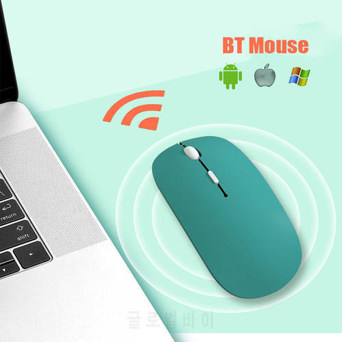 Bluetooth-compatible Mouse Battery Wireless Mouse For Notebook Computer For iPad Samsung Huawei Lenovo Android Windows Tablet