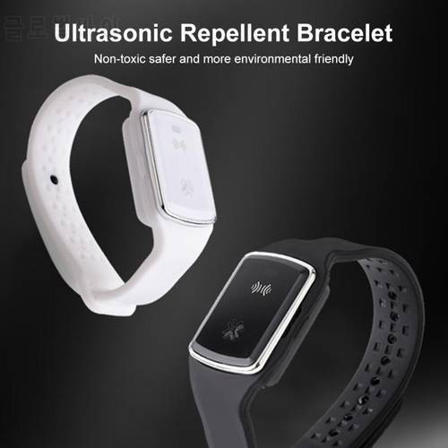 Ultrasonic Mosquito Repellent Bracelet USB Rechargeable Waterproof Portable Anti-mosquito Wristbands Physical Mosquito Repellent