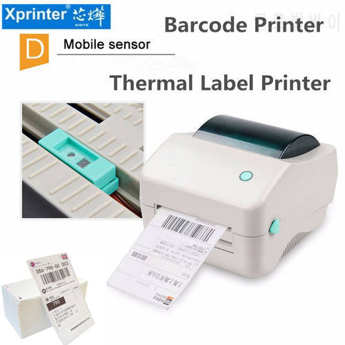 Xprinter-450B 100mm Barcode Printer Thermal Label Printer Electronic Surface Single Printe Max Print Width 25mm-108mm