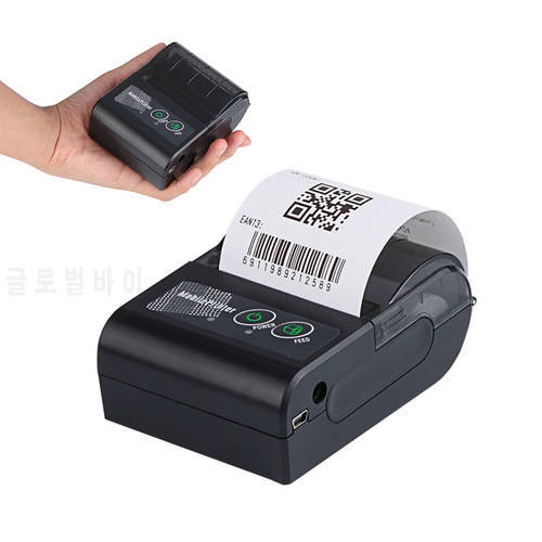 Thermal Printer Portable Wireless Receipt Bluetooth Mini Handheld Receipt Printer for Android iOS Windows 58MM ticket impresoras