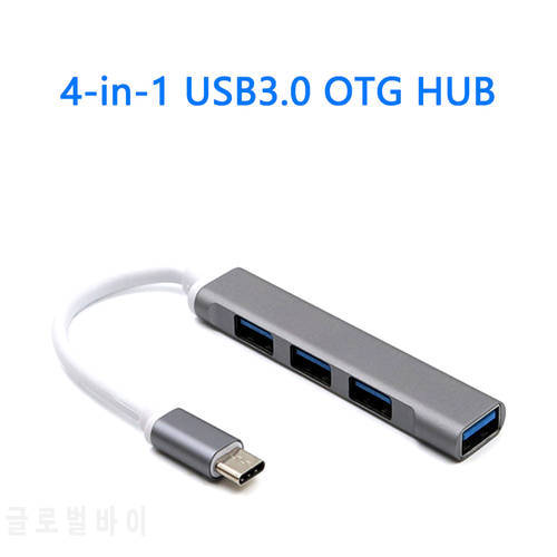 4-in-1 Multiport Adapter HDMI, USB C Hub Ethernet Adapter,Gigabit Ethernet, USB 3.0 Ports, Type C Dongle for MacBook Pro/Air