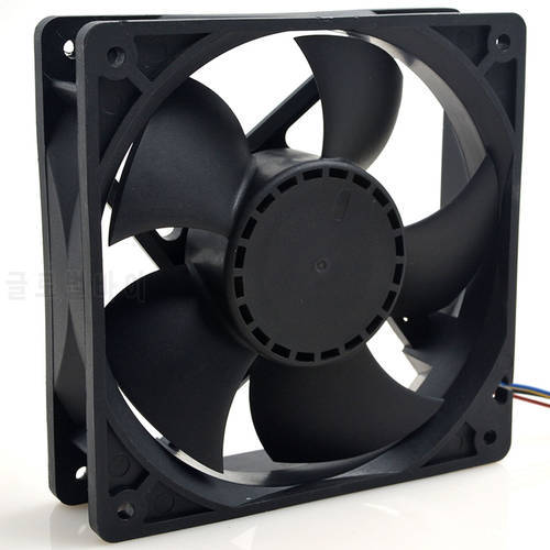 1pcs DA12032B48U fan 120mm 12032 48V 0.35A 4 wire dual ball cooling fan 120*120*32mm for AVC