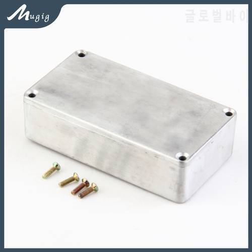 Electric Guitar Effect Pedal Cover Box Screws Included Stomp Box Effects 1590B Style Aluminum Pedal Enclosure For Guitarra DIY
