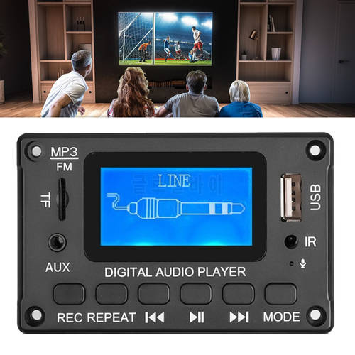 JQ-D116BT 12V MP3 WMA APE Decoder Board Audio Module USB TF Radio Bluetooth5.0 Wireless Music Car Player With Remote Control