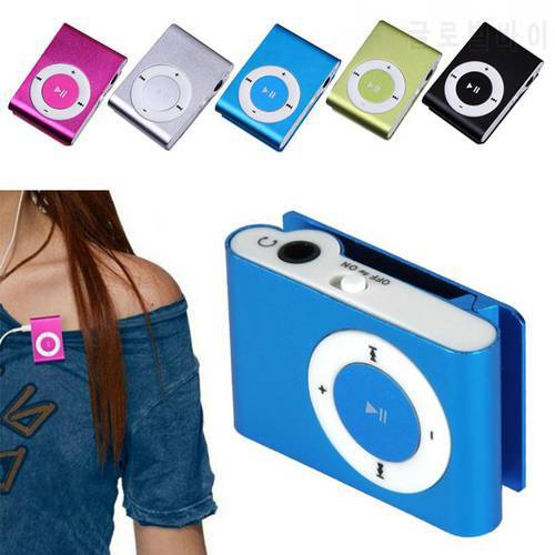 2021 New Portable Mini Clip USB MP3 Player Music Media Support Micro SD TF Card Fashion Hifi MP3 For Outdoor Sports
