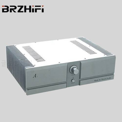 BRZHIFI BZ4312A2 Double Radiator Aluminum Case Class A Power Amplifier Chassis Electronic Instrument Enclosure