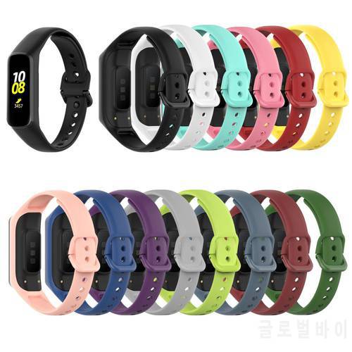 Silicone Band For Samsung Galaxy Fit 2 SM-R220 Sport Bracelet Watchband Replacement Strap Smart Watch Band Smart Accessories