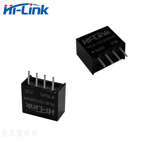 Free Shipping Hi-Link 10pcs 1W 12V 0.2A output dc dc power supplies Input HLK-B1205S-1WR3 efficiency isolated dc dc power module