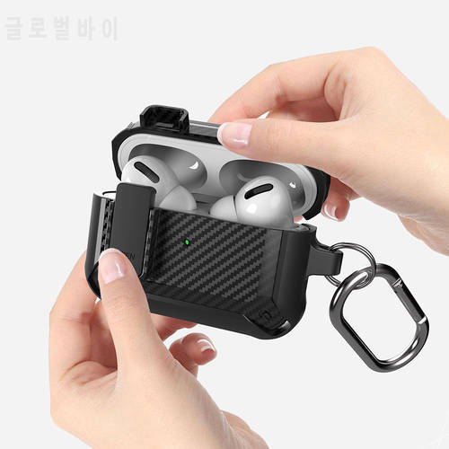 Switch Cover For Airpods Pro2 Case TPU PC Protective Cover For Apple AirPods 3 2 Case Earphone Accessories Carbon fiber Pattern
