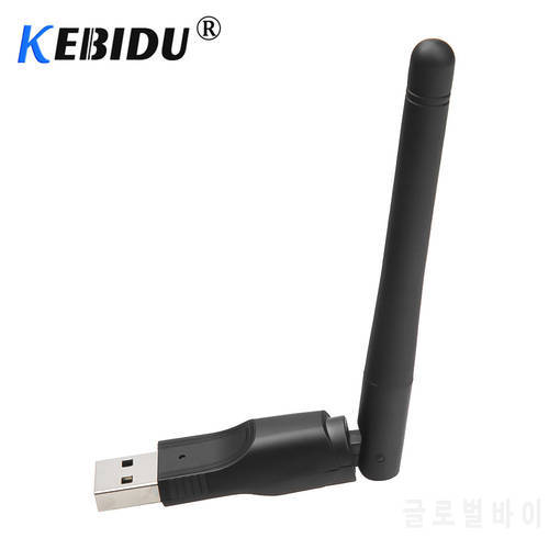 USB 2.0 150Mbps WiFi Wireless Network Card 2.4GHz Adapter with Antenna LAN Dongle Chipset Ralink MT-7601 for Laptop PC TV