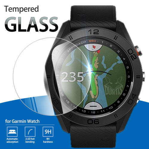 For Garmin Approach S20 / S40 / S60 Tempered Glass Full Cover Screen Protector For Garmin Watch Active Ultra Protection Film