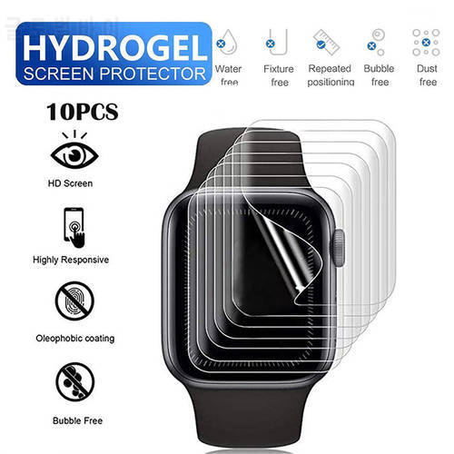 5/10 Pcs Tpu Hydrogel Soft Transparent Screen Protection Film For Apple Watch Se/Watch 6 44mm Protective Film Protection
