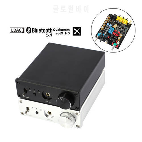 DLHiFi ES9038Q2M DAC QCC5125 Bluetooth 5.1 4pcs opamp JRC2068 DAC APTX-HD LDAC HIFI Sound Decoder Headphone Amp For Amplifier