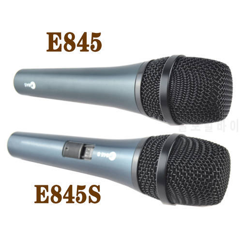 Grade A Quality E845 Professional Performance Dynamic Wired Microphone e835 microfone condensador For Live Vocals Karaoke