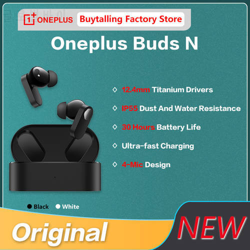 Oneplus Nord Buds TWS Earphone Oneplus Buds N Wireless Bluetooth 5.2 Dual AI Call Noise Cancelling True Wireless Headphone IP55