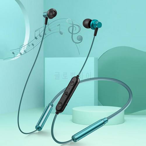 Wireless Earbud Smart Noise Redcution Waterproof Bluetooth-compatible 5.1 Stereo Wireless Neckband In-ear Earbud Headphones