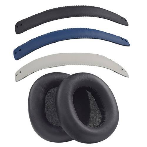 Ear Pads Pillow Ear Cushions Foam Cover Cups Earmuffs Replacement Headband for Panasonic RP-HTX80B Headphone