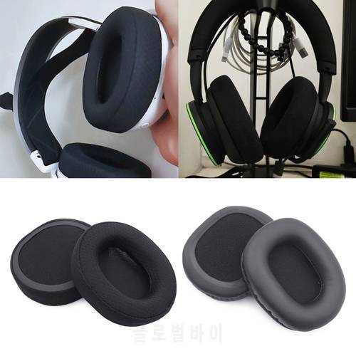 2 Pcs Replacement Earpads Ear Cushion Round Earphone Cover for Arctis 1 3 5 7 9 9X Pro