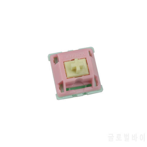 10-Pack Gateron Cream Switch 5 pin SMD Linear 62g Force MX Clone Switch For Mechanical Keyboard