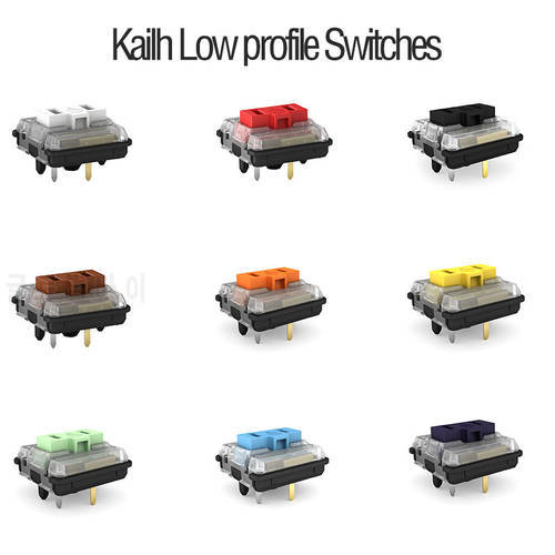 kailh low profile switch half high ultrathin RGB Swithes For Backlit Mechanical Gaming keyboard brown white blue red