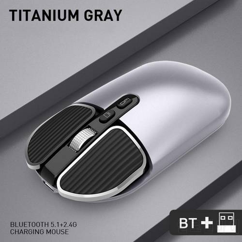 M203 Bluetooth Wireless Dual Mode Chargeable Mute Optical Mouse for PC Laptop
