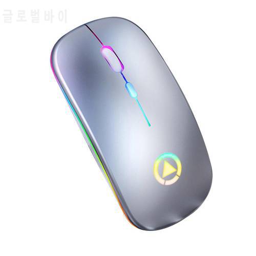 A2 Ultra-thin Wireless Mouse Silent Rechargeable Office Wireless Mouse Optical Mouse With Usb Receiver For Home Office Games