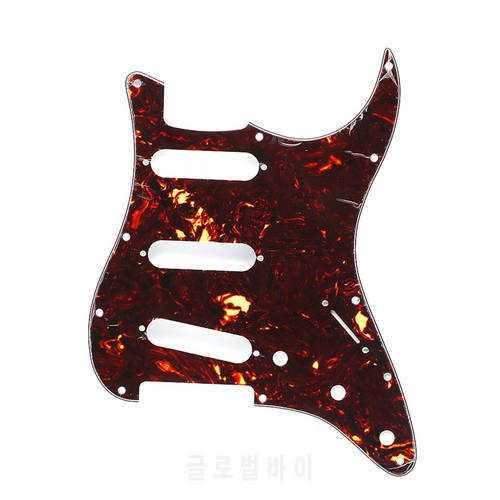 Red Tortoise Shell Pickguard 3 Ply Scratch Plates For Precision Bass PB Guitar