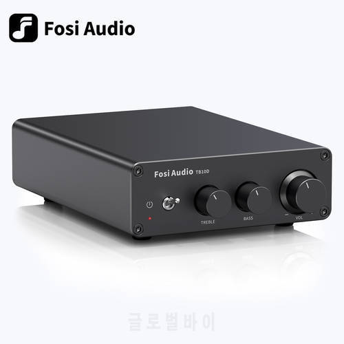 Fosi Audio Upgrade 600W Digtal HiFi Sound Power Amplifier TPA3255 Class D Stereo Amp With Treble & Bass For Home Theater Speaker