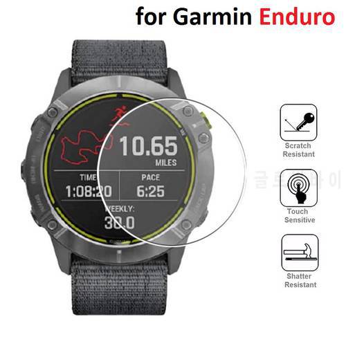 3PCS Smart Watch Screen Protector for Garmin Enduro Round Smart Watch Tempered Glass Scratch- Proof Protective Film