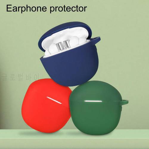 Earphone Protective Case Soft Shockproof Silicone True Wireless Stereo Bluetooth-compatible Earphone Cover for Realme Buds Air 2
