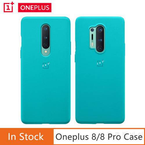 official New Oneplus 8 8 Pro Case Sandstone Bumper Case Cyan Uniquely textured For Oneplus 8 Oneplus 8 Pro