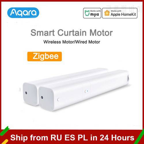 Aqara B1 Smart Curtain Motor Remote Control Wireless Zigbee Smart Motorized Electric Timing With Battery APP Mi Home Smart home