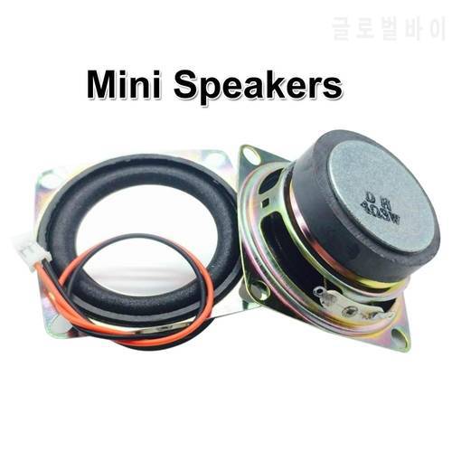 2inch 4ohm Mini Full Range Speaker Bluetooth Speaker DIY Tweeter Mid Woofer Speaker Internal Magnetic 3W Box DIY Accessories
